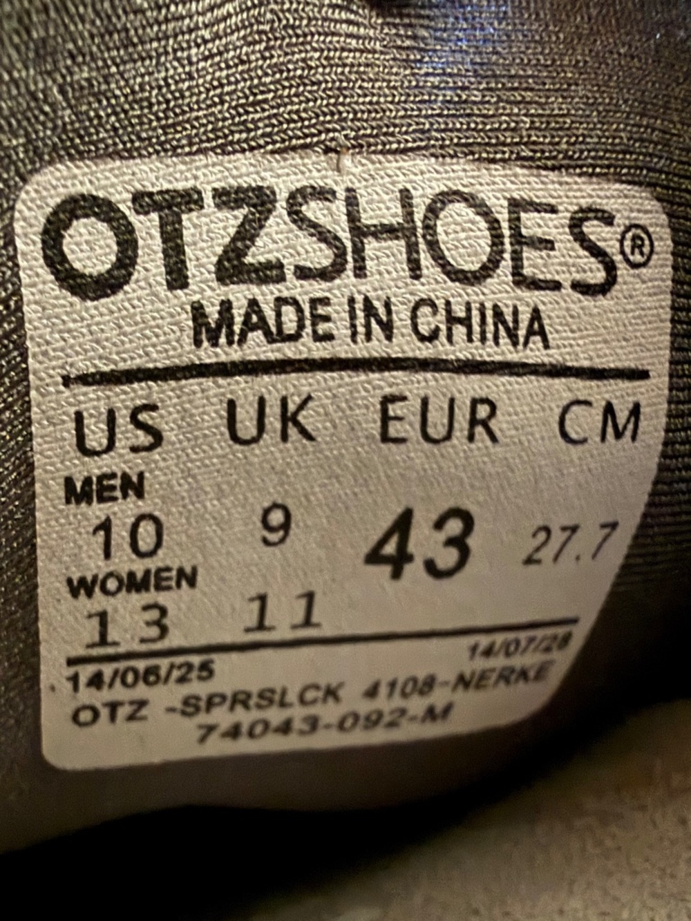OTZ1 Superslick Lace-Up Shoe - Picture 12 of 15